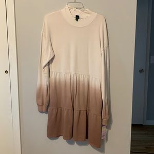 Target Wild Fable Ombré Sweatshirt Dress